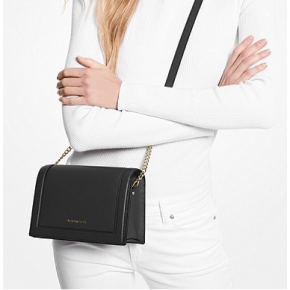 Classy NEW Michael Kors Jet Set Large Black Crossbody Bag  🌺Offers welcome! - Picture 8 of 8